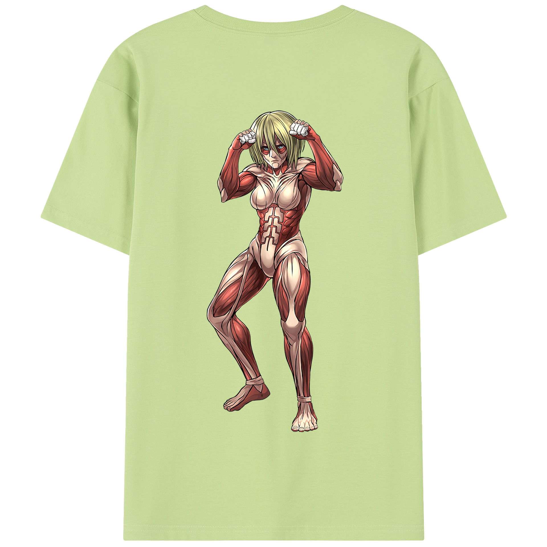 （画像用） 進撃の巨人 Attack on Titan 綿100％半袖Tシャツ（背面プリント）
